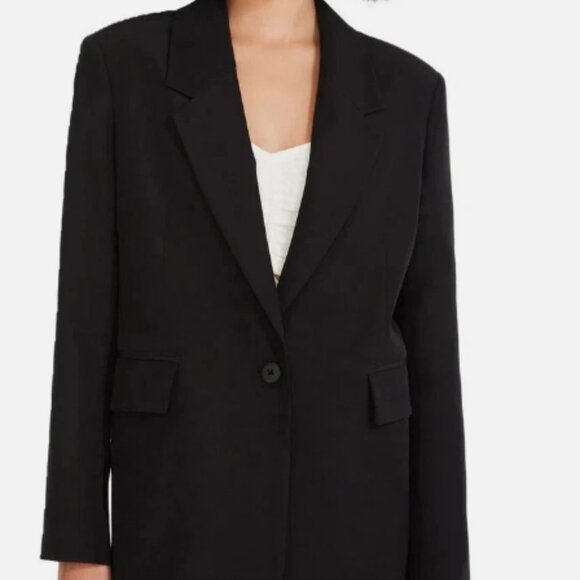 NWT Steve Madden Black Tailored Blazer Jacket Women’s XL - Picture 2 of 16
